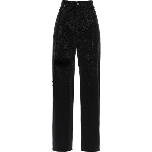 Golden Goose Women&#39;s Denim Cotton Jeans in Black | Size 27 | GWP00844 (27)