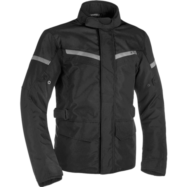 (M) Spartan Long Waterproof Riding Textile Jacket Black