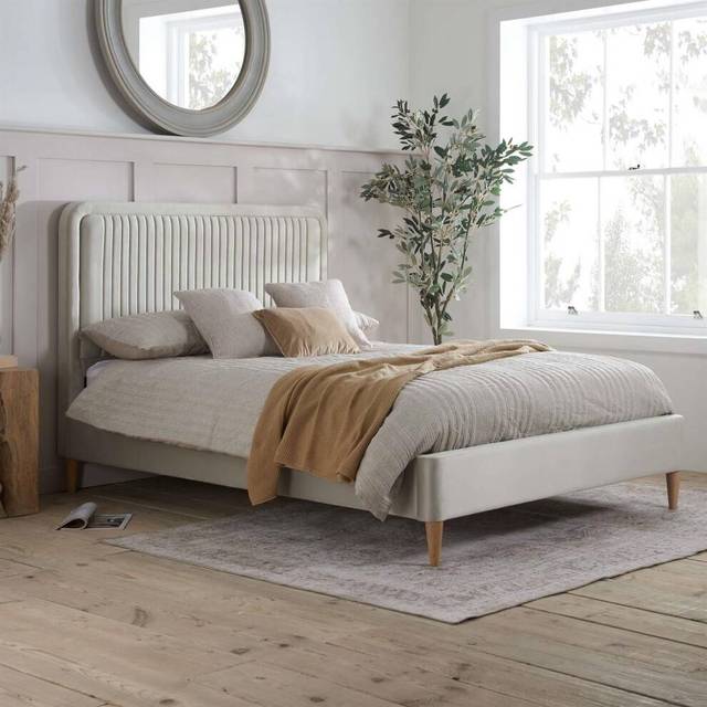 Birlea 150cm Angelica Bed, Cream