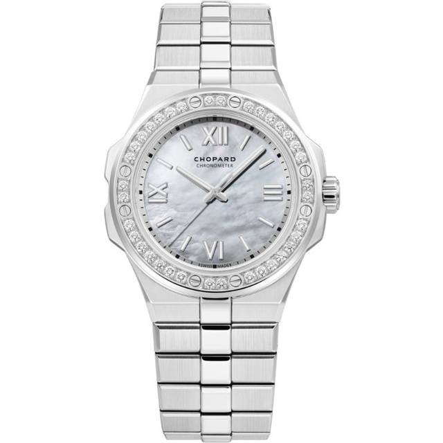 Chopard Stainless Steel and Diamond Alpine Eagle Watch - Silver - One size