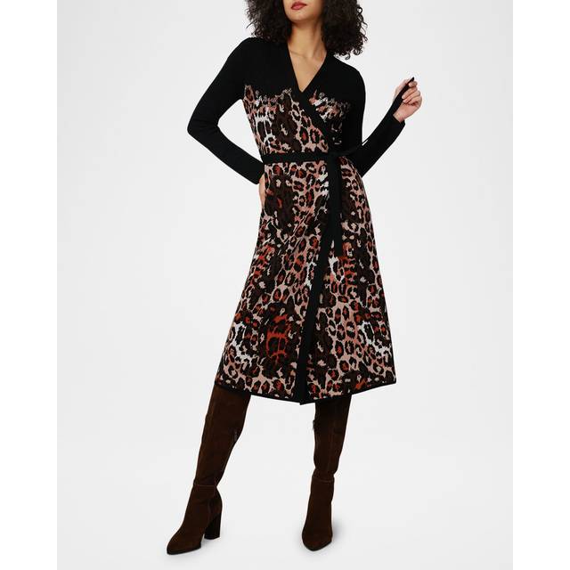 Diane von Furstenberg Savannah Wool-Blend Dress