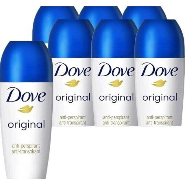 Six-Pack Dove Roll-On Deodorants 50ml - Aqua