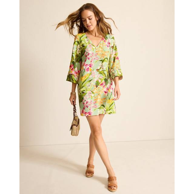 Tommy Bahama Orchid Bay Silk Mini Dress