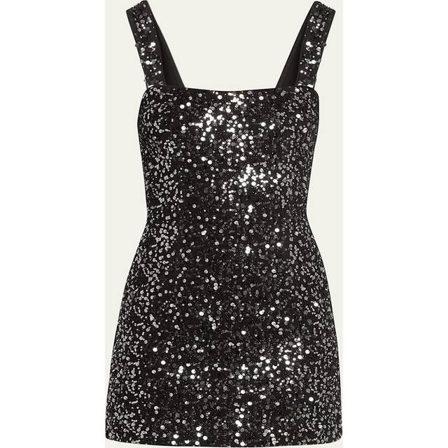 Simkhai Benson sequined minidress - black (UK 16)
