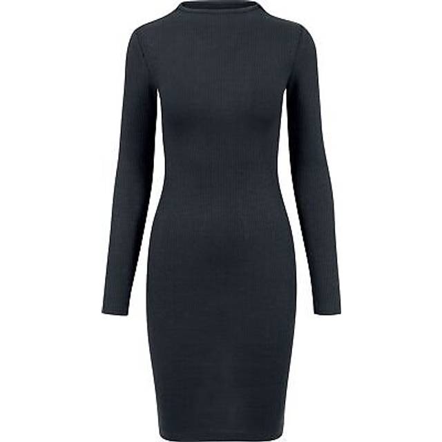 UC Ladies UC Rib Dress Black / S Klänning