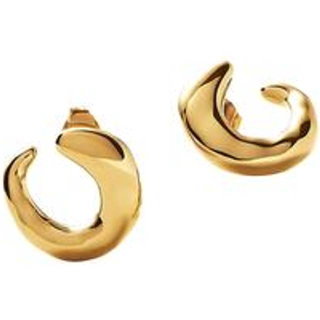 Molten Open Earrings | 18ct Gold Vermeil