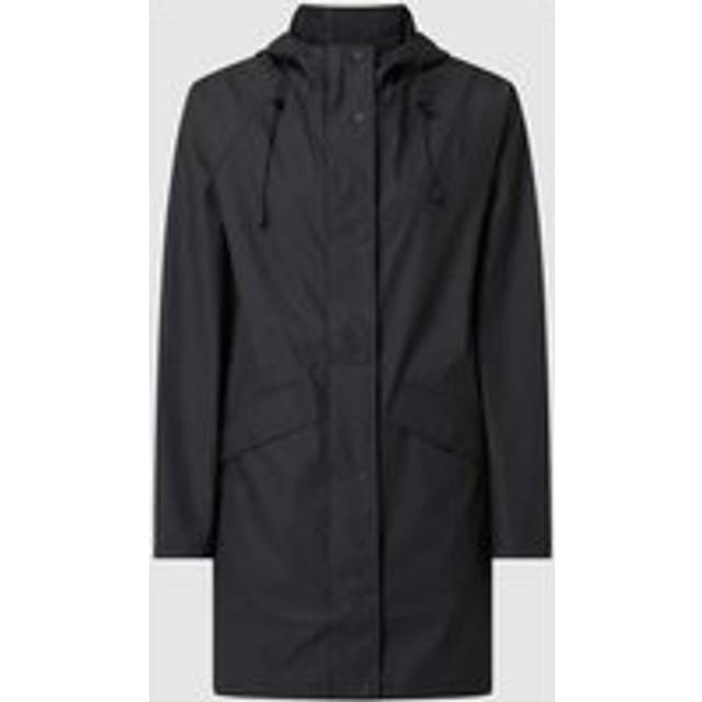 Ichi, Jacka, Dam, L, Svart jacka med justerbar huva - black (L)