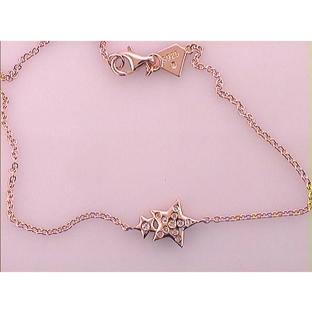 GND 128895 1-20 CTW Double Star Diamond Bracelet
