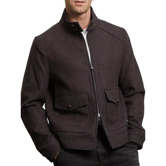 Guards London Cameron Wool Tweed Harrington Jacket