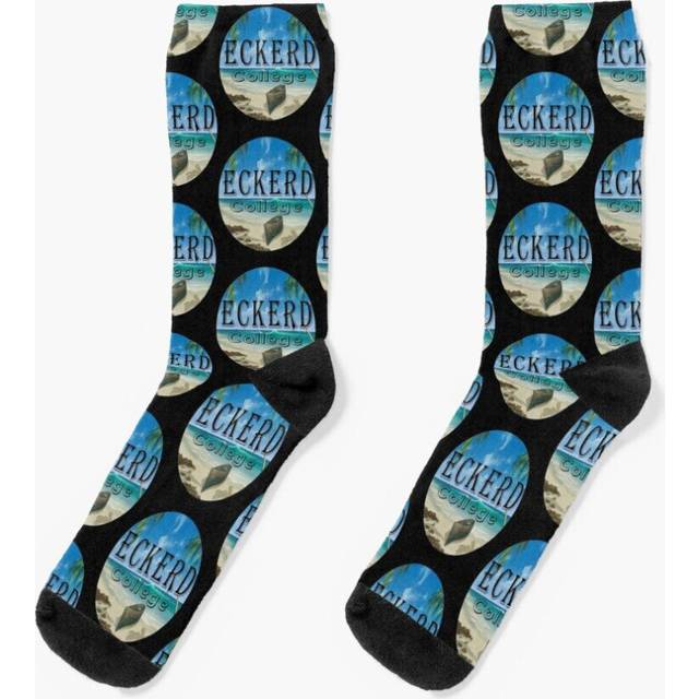 Dress Socks Eckerd College vintage beach, funny gift for teacher, teacher birthday gift idea Novelty Fancy Crazy Pattern Crew Casual for Men Women