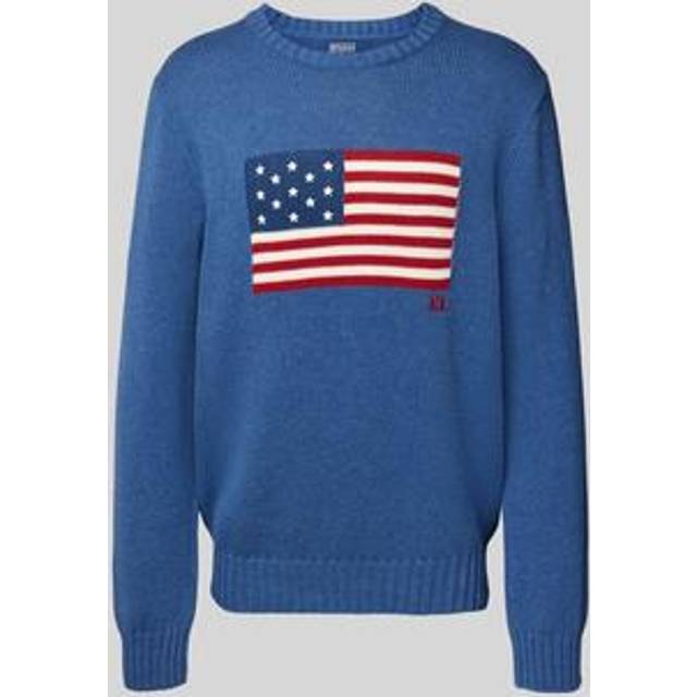 Pull en coton - Bleu - M