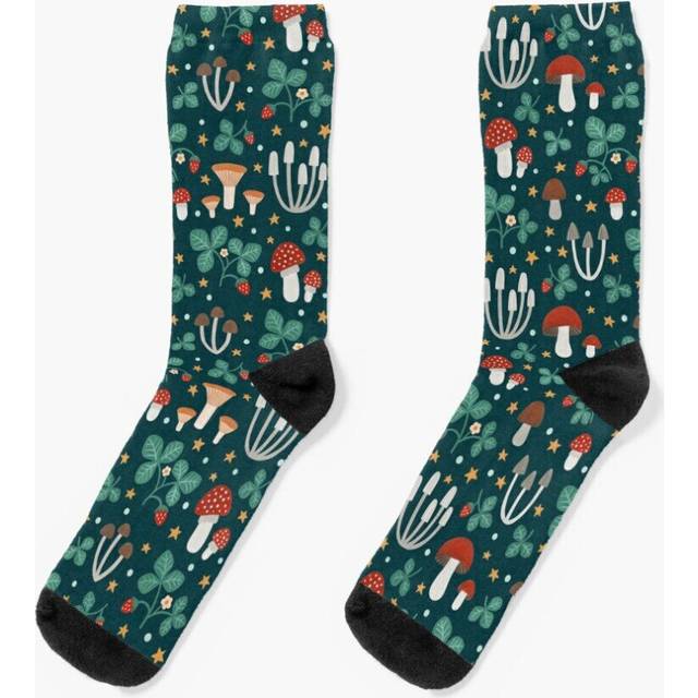 Dress Socks Magic forest Novelty Fancy Crazy Pattern Crew Casual for Men Women