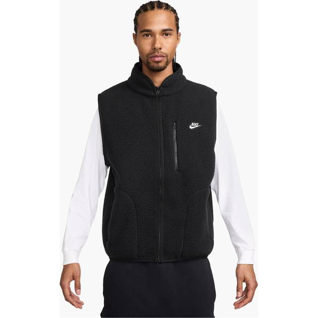 Nike Club – Svart fleeceväst-Svart/a
