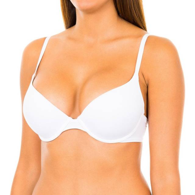 Wonderbra Womens Ultimate Silhouette T-Shirt Bra - White Polyamide - Size 38I