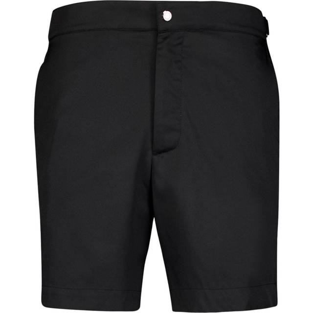 Frescobol Carioca - above-knee swim shorts - men - Polyester - 36 - Black