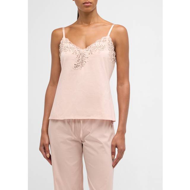 Feathers Essential Lace-Trim Cami Pajama Set - CAMEO ROSE - X-Small