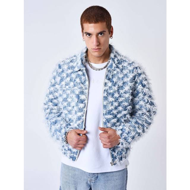 Geometric canvas jacket Project X Paris - Beige - L