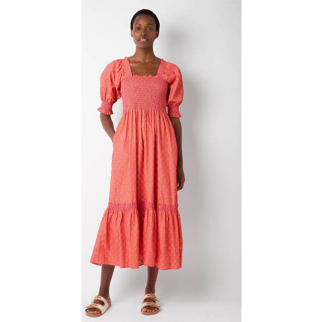Sage Floral Sundress - Red/Pink