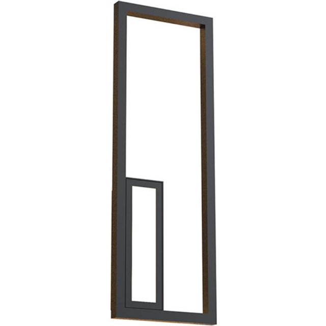Mantra M7678 Boutique Rectangle Wall Lamp 21W LED Black