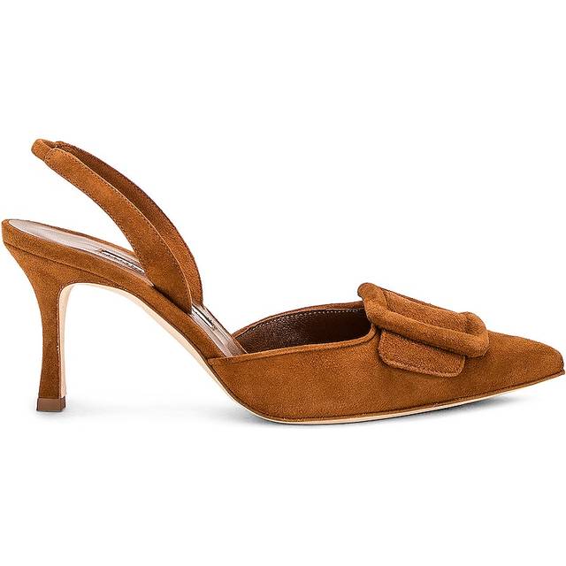Pumps MANOLO BLAHNIK Woman color Cocoa - 38