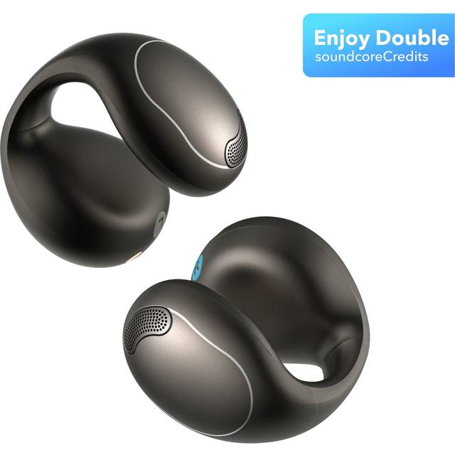 soundcore C40i | Flexible and Comfortable Clip-On Earbuds black