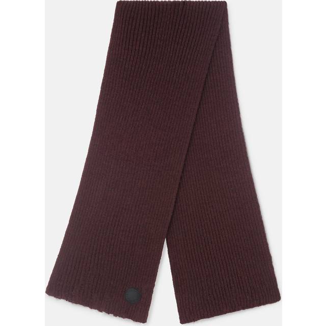 Stella McCartney - Distressed Chunky Scarf, Woman, Burgundy - U