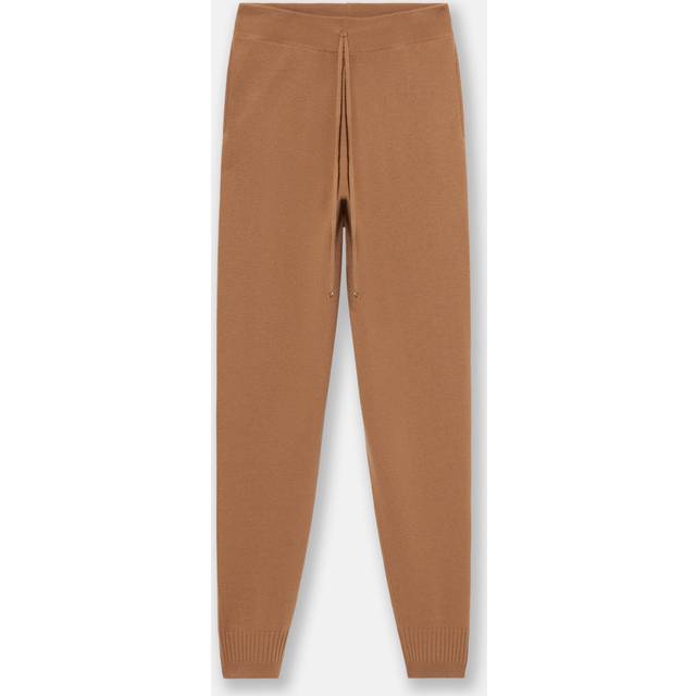 Stella McCartney - Mid-Rise Tapered Joggers, Woman, Tan beige, Size: S