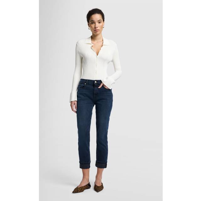 7 For All Mankind - Relaxed Skinny Slim Illusion Broadway - Boyfriend Jeans - dark blue