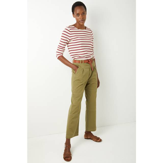 Talia Tie Waist Cargo Trouser - Khaki