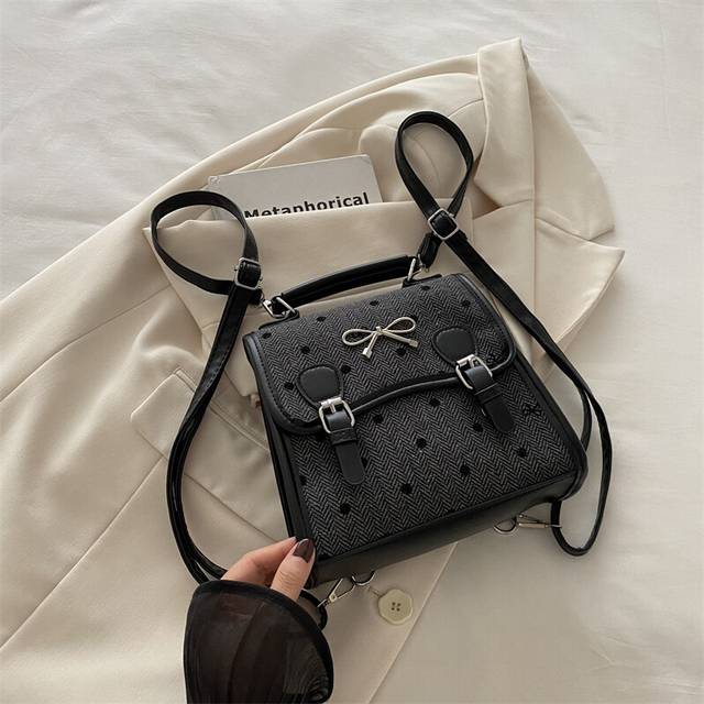 (Bow) Fashionforward Stylish Backpack For Women With Adorable Heart Patterns And Soft Material