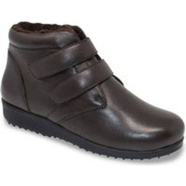 Wide Fit Touch Close Thermal Lined Boot - Brown - 6