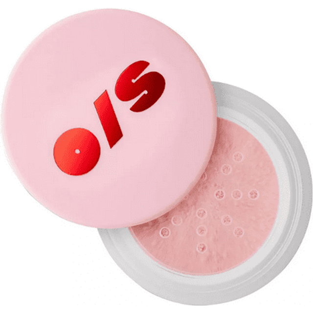 One Size Ultimate Blurring Setting Powder Travel Size  Ultra Pink  for Fair to Medium Skin Tones