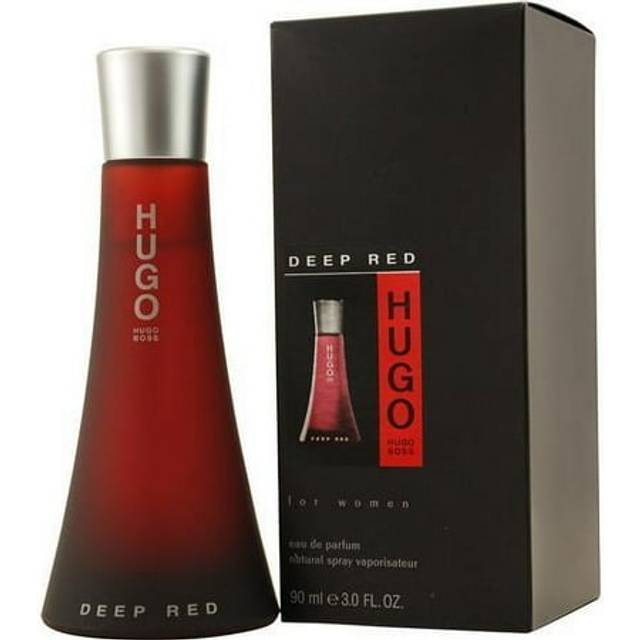 Hugo boss deep red eau de parfum 90ml spray women's - edp for her - new.