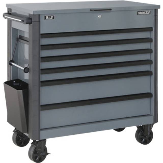 Sealey 6 Drawer Ball Bearing Slide Tool Roller Cabinet Grey