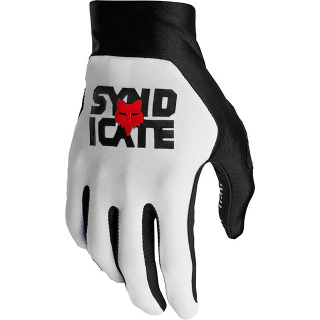 Fox Flexair Syndicate MTB Gloves White/Black