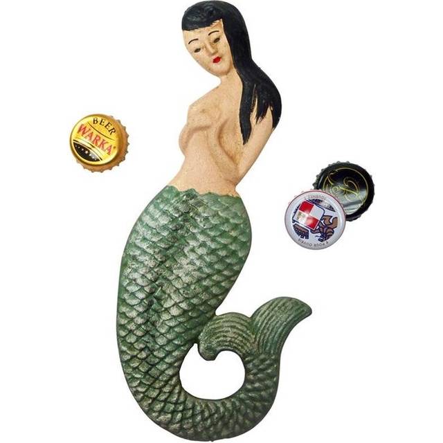 Mermaid Of Seltzer Cove Cast Iron Bottle Opener