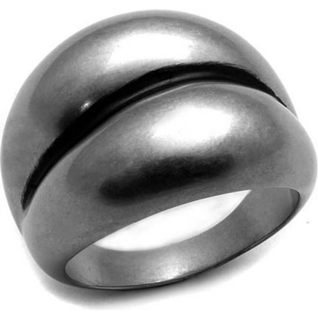 Alamode TK2415-12 Men Antique Silver Stainless Steel Ring with No Stone in No Stone - Size 12