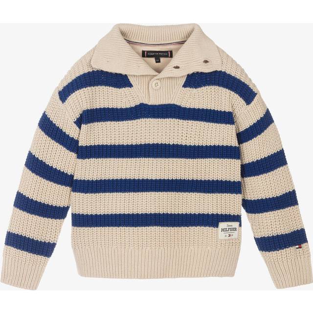 Stripe Wide Collar Jumper