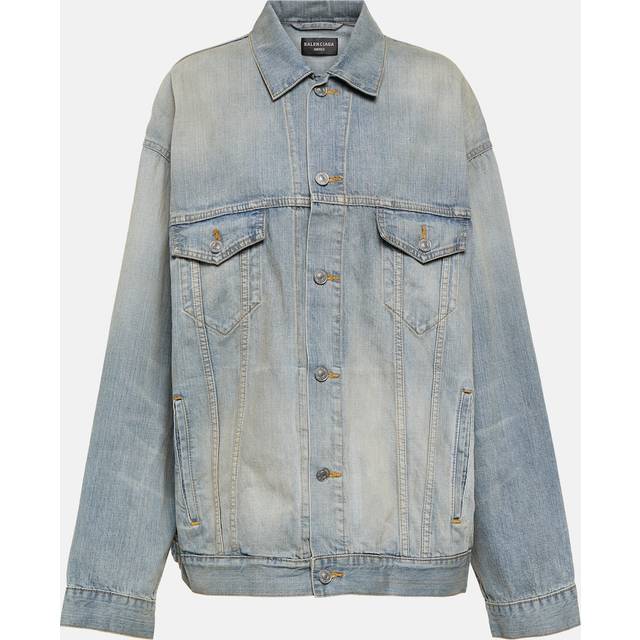 Balenciaga Paris Tropical oversized denim jacket