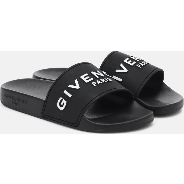 Givenchy Paris Flat logo slides - black (UK 3)