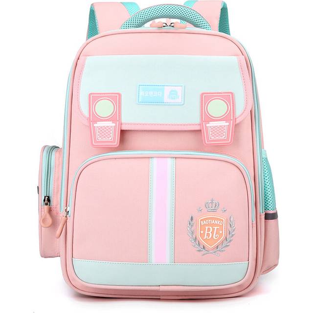 (Pink) And Cute Durable Kindergarten Backpack For Girls And Boys With Colorful Patterns