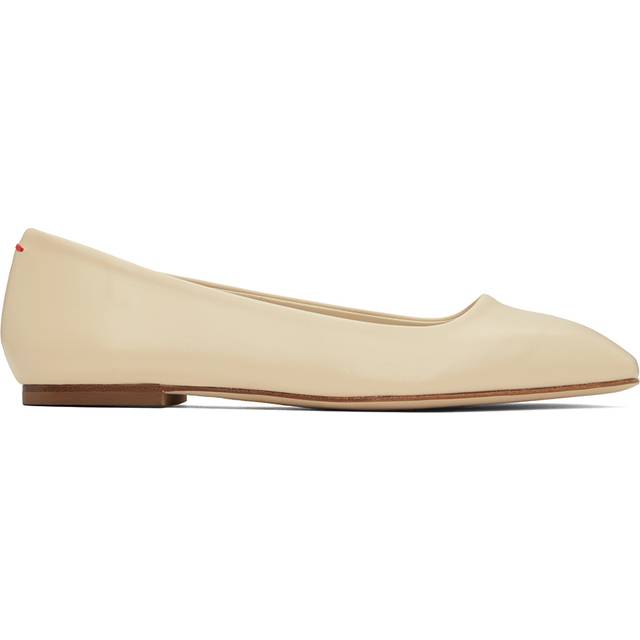 Aeyde Off-White Matti Ballerina Flats - Creamy - IT 41