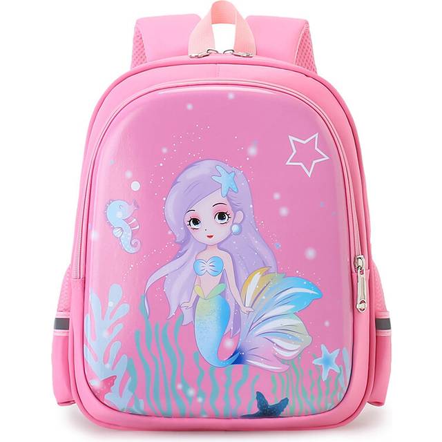 (Mermaid) And Stylish Cute Kindergarten Backpack With Adorable Pony Designs For Kids