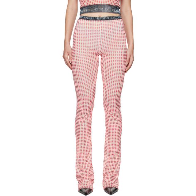 Ottolinger Red Check Lounge Pants - Gingham Print - XS