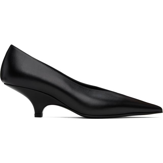 TOTEME Black 'The Wedge-Heel' Pumps - 001 Black - IT 35