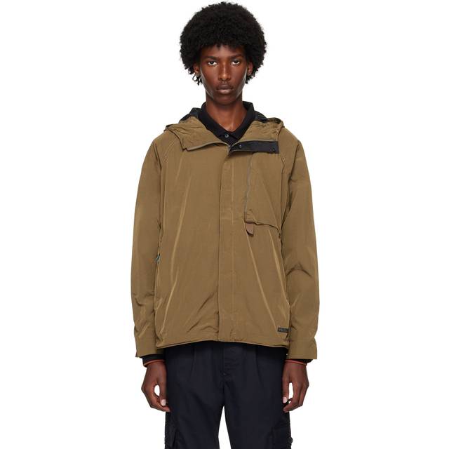 PS by Paul Smith Khaki Hooded Jacket - 68 Browns - XL