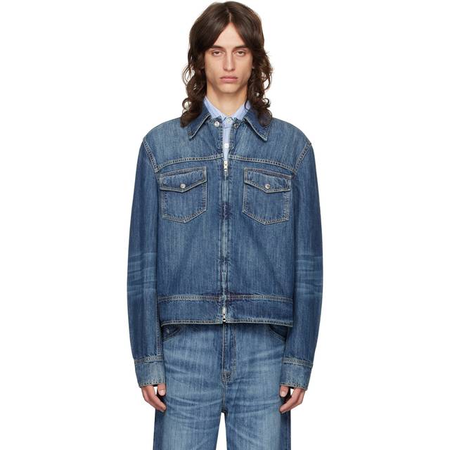 OUR LEGACY Trucker Jacket - Blue