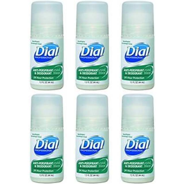 Dial Crystal Breeze Anti-Perspirant Deodorant Roll-On - 1.5 oz - Case/