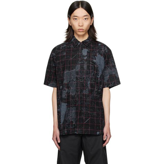 Maharishi Black Trek Shirt - Subdued Night - S