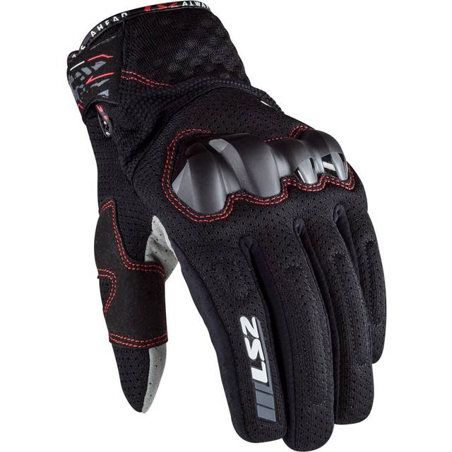 LS2 Chaki, gloves perforated , color: Black , size: S